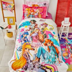 Karaca Winx Home Girls Single 100% Cotton Duvet Cover Set, 203.02.01.0001