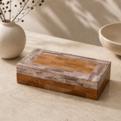 Alternative view of Karaca Home Afr Bone Wood Box 28 × 16 cm, 300.01.01.2460