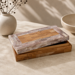 Karaca Home Afr Bone Wood Box 28 × 16 cm, 300.01.01.2460