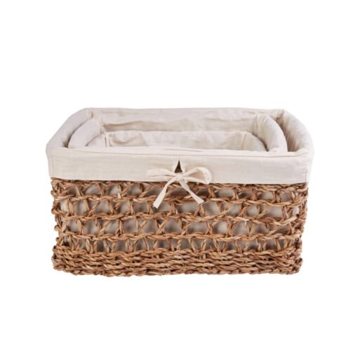 Karaca Home Linda Decorative 3Pcs Basket Set, 300.01.01.2519