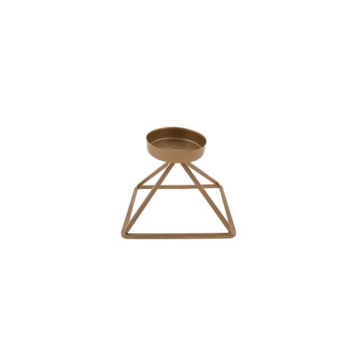 Karaca Home Geometry Candle Holder [13x13cm] Gold, 300.21.02.012