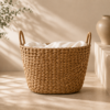 Karaca Home Lora Boho Style Wicker Oval Basket with Handles 40 cm, 300.21.02.0121 - Image 3