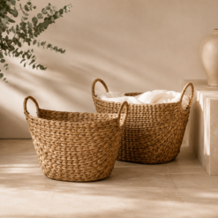 Alternative view of Karaca Home Lora Boho Style Wicker Oval Basket 35 cm, 300.21.02.0122