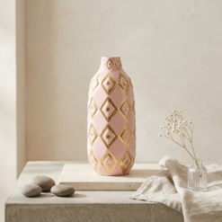 Karaca Home Joyful Pink Vase 30 cm, 300.22.02.0035