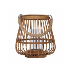 Karaca Home Melaine Bamboo Lantern - [23x22x22cm], 300.22.02.0048
