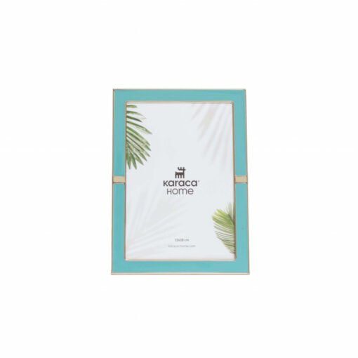 Karaca Jovanna Photo Frame Blue-Gold - [13x18cm], 300.22.02.0098