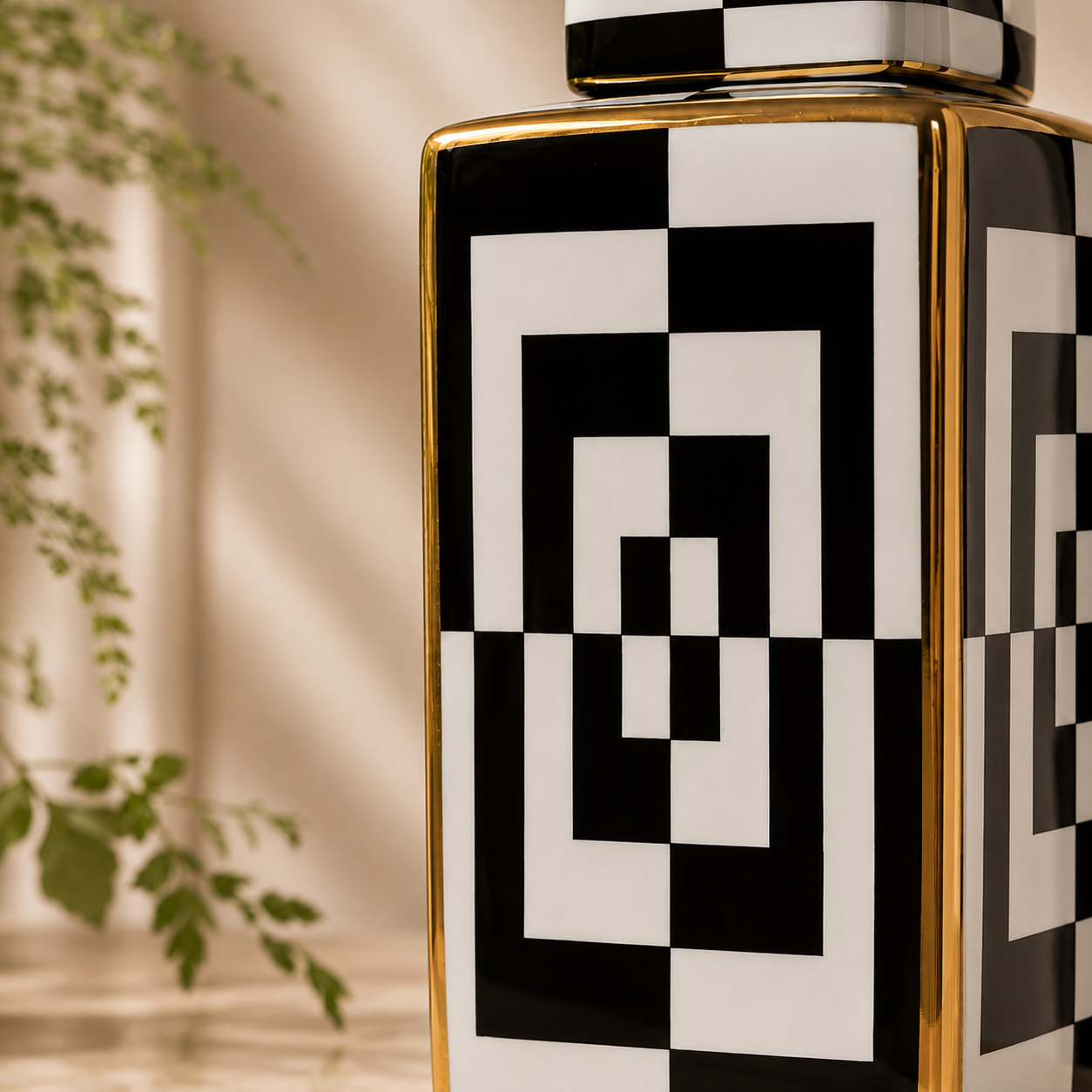 Karaca Hailey Long Cube Vase 30 cm, 300.22.02.0385 3 Karaca Hailey Long Cube Vase 30 cm, 300.22.02.0385 - Image 3