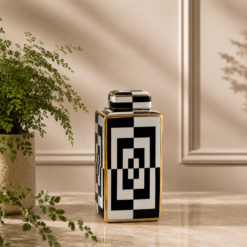 Karaca Hailey Long Cube Vase 30 cm, 300.22.02.0385