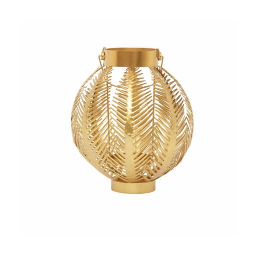 Karaca Home Leaf Metal Lantern - [23x27cm], 300.22.02.0523