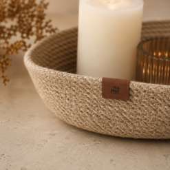 Alternative view of Karaca Home Alba Jute Oval Decorative Plate 37 cm, 300.22.02.0953