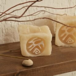 Karaca Home x Arslantepe Stone Candle 10 x 9 cm, 300.23.01.0075