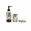 Karaca Home Wild 3Pcs Bathroom Set Zebra, 300.23.01.0208