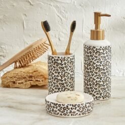 Karaca Home Wild 3-Piece Bathroom Set – Leopard, 300.23.01.0209