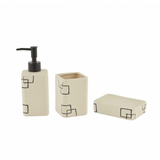Karaca Home Shape 3Pcs Bathroom Set, 300.23.01.0210