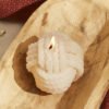 Karaca Home Rope Candle [6x6cm] - Cream Paraffin, 300.23.01.0274