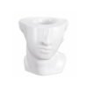 Karaca Home Daring Decorative Candle Holder White - [9.8x10.6x11.7cm], 300.23.01.0361