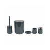 Karaca Home Pretti 5Pcs Bathroom Set Anthracite, 300.23.01.0451