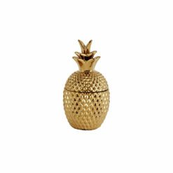 Karaca Home Lesley Decorative LID Pineapple Gold - [15x8x8cm], 300.23.01.0532