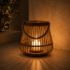 Karaca Home Melanie Bamboo Lantern 27 x 27 cm, 300.22.02.0047