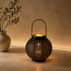 Karaca Home Casablanca Metal Lantern 21 × 21 cm, 300.22.02.0521