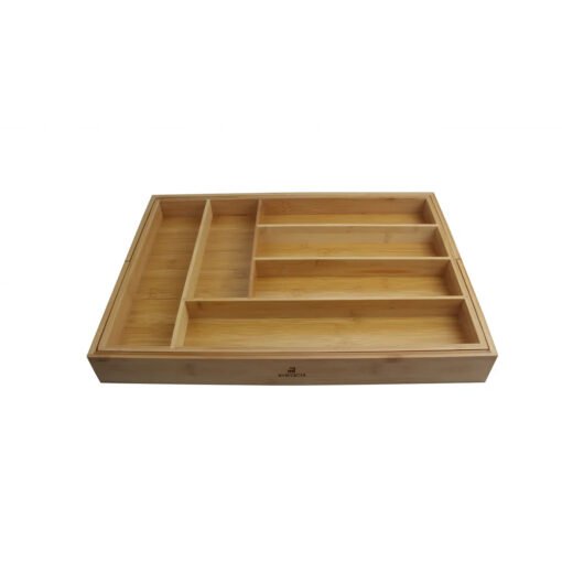 Karaca Kitchen Utensil Drawer Organizer, 58.5x43x4.8cm, Bamboo, 800.01.01.0568