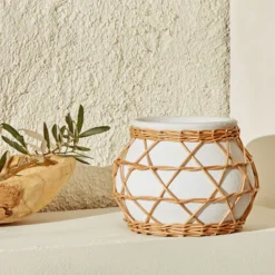 Karaca Home Melanie Ceramic Vase – 15 cm, 300.22.02.0060