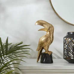 Karaca Home Toucan Decorative Object – Gold (35.5 cm), 300.23.01.0330