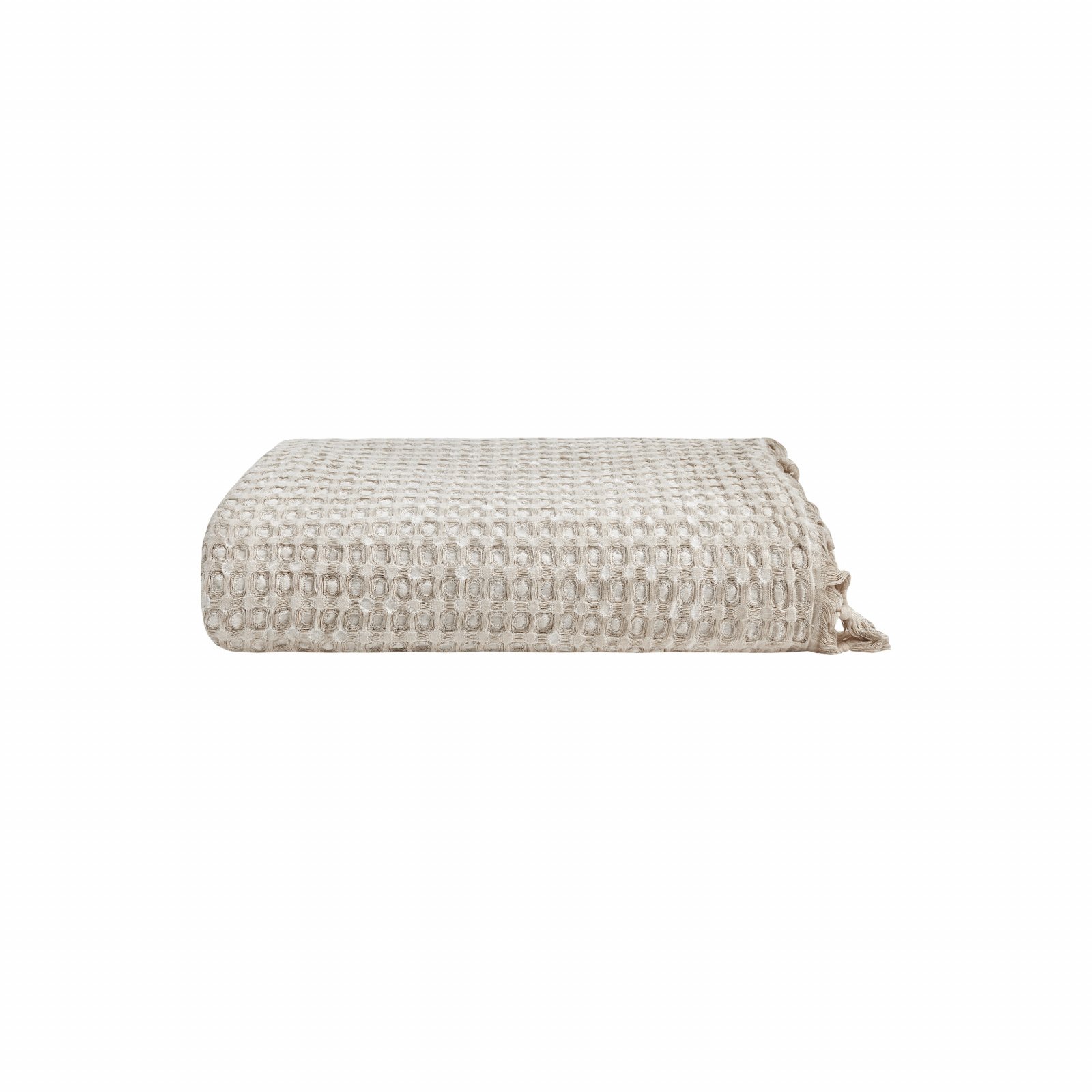 Karaca Home Casey Double Waffle Quilted Bedspread 200 x 230 cm – Beige, 200.22.01.0087 7 Karaca Home Casey Double Waffle Quilted Bedspread 200 x 230 cm – Beige, 200.22.01.0087 - Image 7