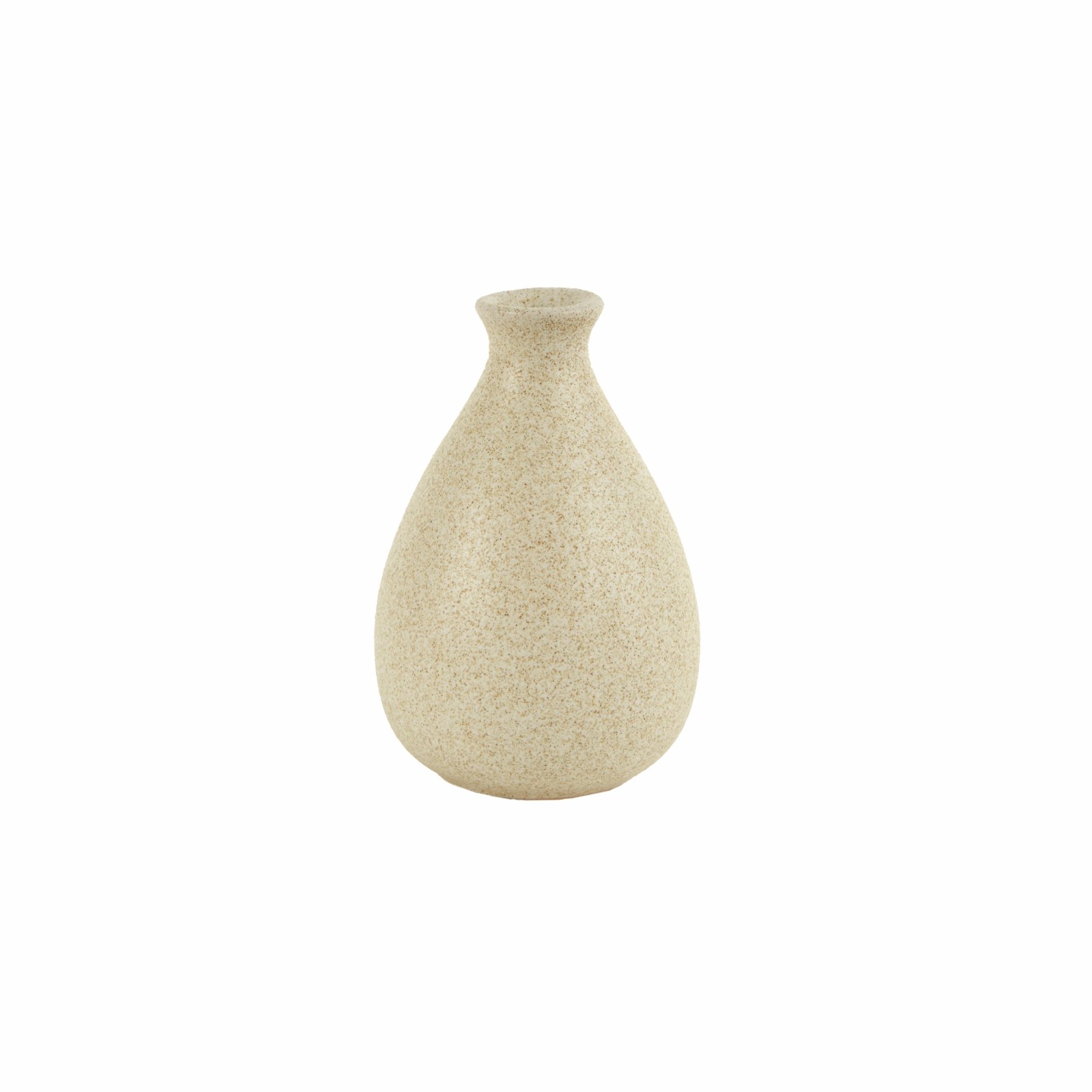 Karaca Home Vonda Ceramic White Vase – 7.5 cm, 300.23.01.0524 2 Karaca Home Vonda Ceramic White Vase – 7.5 cm, 300.23.01.0524 - Image 2