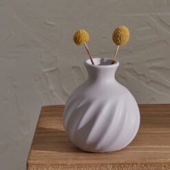 Karaca Home Velma Ceramic Vase Lilac - [8.5x8.5x9.4cm], 300.23.01.0540
