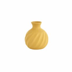 Alternative view of Karaca Home Velma Ceramic Vase Yellow - [8.5x8.5x9.4cm], 300.23.01.0542