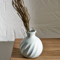 Karaca Home Velma Ceramic Vase Blue - [8.5x8.5x9.4cm], 300.23.01.0543
