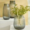 Karaca Home Janis Glass Vase – Grey | 26x12 cm, 200.22.11.0005 4 8680214320754 326