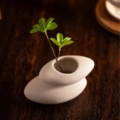 Alternative view of Karaca Home Zenith Two-Layer Ceramic Vase – 14.5x7.5 cm, 153.09.01.0912
