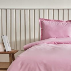 Alternative view of Karaca Home Cool Touch Stripe Double Duvet Cover Set 200 x 220 cm – Pink, 200.22.14.0329