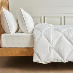Alternative view of Karaca Home Elite Cotton Nano Single Duvet Set with Pillowcase Included 155x215 cm – White, 200.22.14.0495