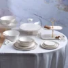 Karaca Calvin Ceramic White Two Stand Cake Plate, 153.03.06.9167 9 9491437846558 60251591 7142 44c1 9574 6d00403090a1
