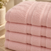 Karaca Home Road 100% Cotton 4-Piece Face Towel Set 50 × 90 cm – Powder, 200.21.01.0735 4 Karaca Home Road 100% Cotton 4-Piece Face Towel Set 50 × 90 cm – Powder, 200.21.01.0735 - Image 2