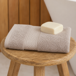 Karaca Home Dielle Recycle Grey Bath Towel ? 50 x 90 cm, 200.20.01.0671