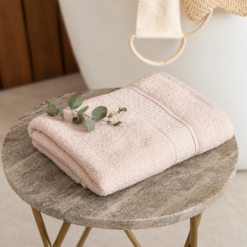 Karaca Home Dielle Recycle 100% Cotton Bath Powder Towel ? 50 x 90 cm, 200.20.01.0669
