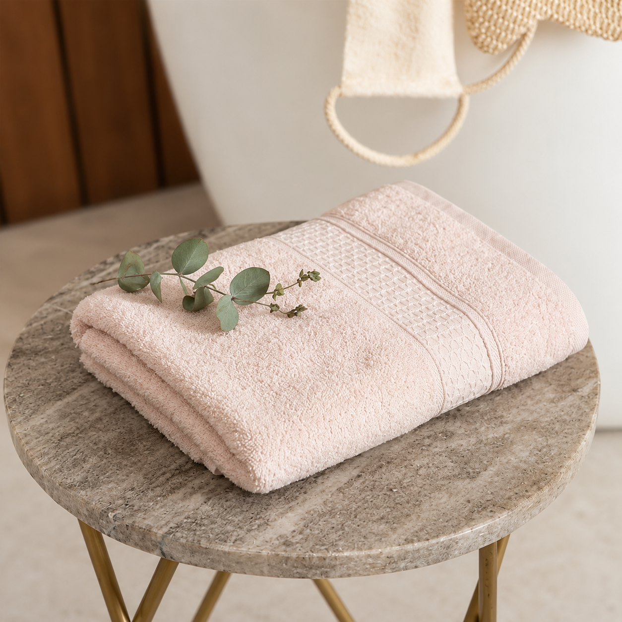 Karaca Home Dielle Recycle 100% Cotton Bath Powder Towel 50 x 90 cm, 200.20.01.0669 1 Karaca Home Dielle Recycle 100% Cotton Bath Powder Towel 50 x 90 cm, 200.20.01.0669