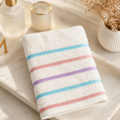 Karaca Home Follow Your Dreams Bordered Face Towel 50 x 90 cm, 200.19.01.0320