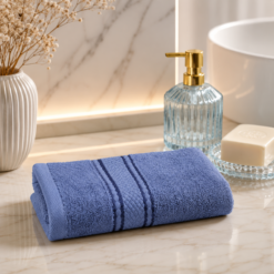 Karaca Home Daily Soft Indigo 100% Cotton Hand Towel 30 x 50 cm, 200.20.01.0296
