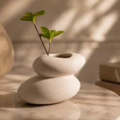 Alternative view of Karaca Home Zenith Two-Layer Ceramic Vase, 153.09.01.0912