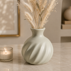 Karaca Home Velma Petit Ceramic Vase – Light Green, 300.23.01.0541