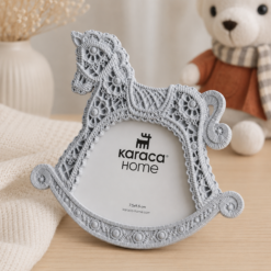 Karaca Lebanon 149 Karaca Home Carousel Photo Frame – Grey Finish, 200.22.11.0027