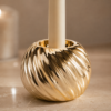 Karaca Home Joy Tealight Ceramic Candle Holder Gold 8 x 6 cm, 300.21.02.0346 3 ChatGPT Image Jun 11 2026 12 15 10 AM