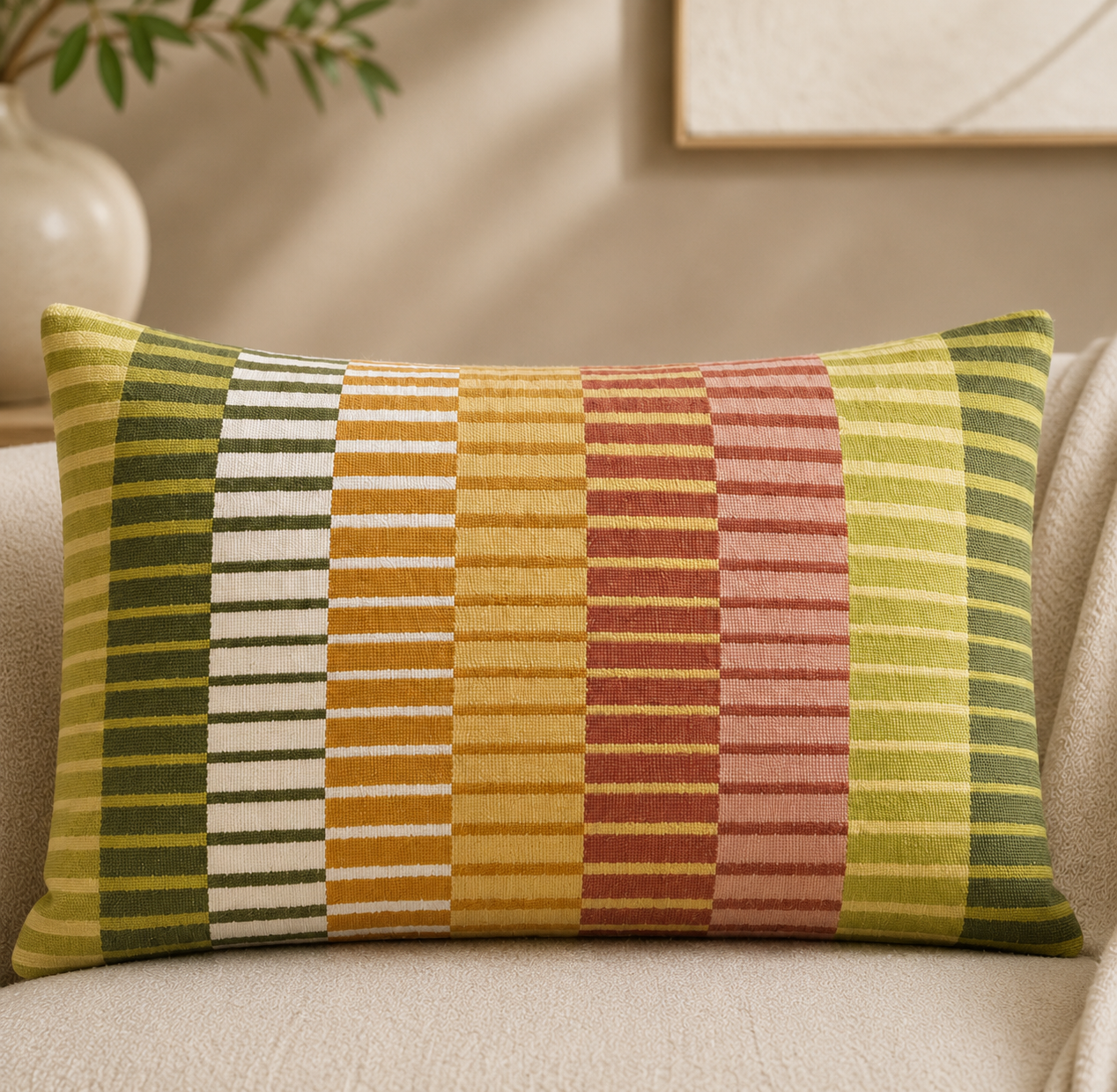 Karaca Home Moreno Patterned Cushion 35 x 55 cm, 200.22.14.0501 2 Karaca Home Moreno Patterned Cushion 35 x 55 cm, 200.22.14.0501 - Image 2