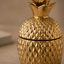 Alternative view of Karaca Home Lesley Pineapple Gold Decorative Lid 18 x 8 cm, 300.23.01.0532