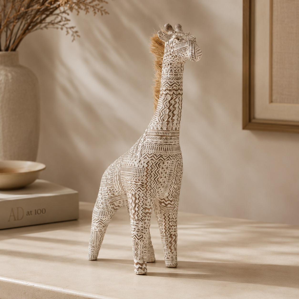 Karaca Home Melanie Giraffe Polyresin Trinket 34 cm, 300.22.02.0164 1 Karaca Home Melanie Giraffe Polyresin Trinket 34 cm, 300.22.02.0164